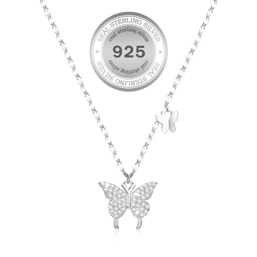 Save 70% on FEULJEW Butterfly Pendant Necklace for Women - Image 2