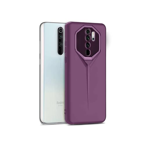 Image of Amazon Brand - Solimo Ultra-Thin Blade Runner Series Matte Finished Camera Protection Soft Back Cover for Mi Redmi Note 8 Pro - Purple