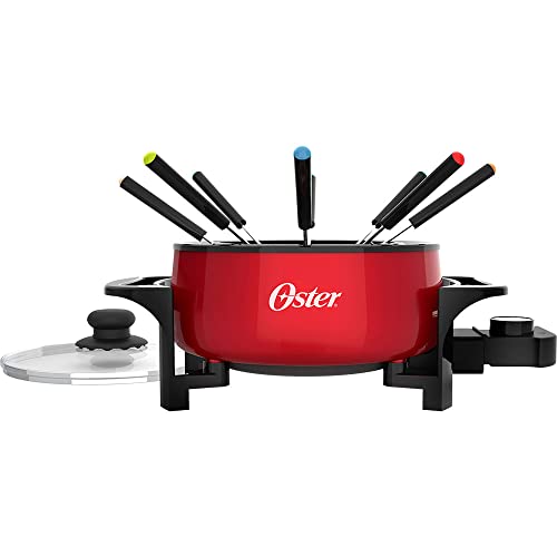 Panela Elétrica para Fondue Red Oster 2 em 1-220V