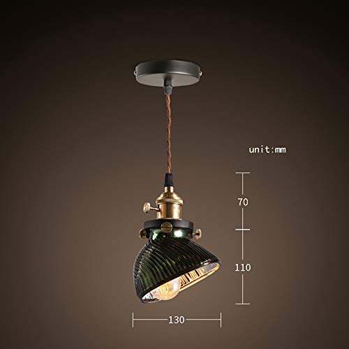 Lámpara de techo vintage E27 ideal para barras de cafeterías y bares 3