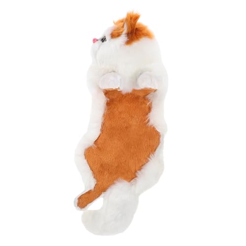 HAMPPLIES Decoración De Gato De Simulación Adorno De Gato De Escritorio Decoración Decorativa del Gato Estatuilla De Gato Realista Manualidad De Gatito De Dibujos Animados Polietileno