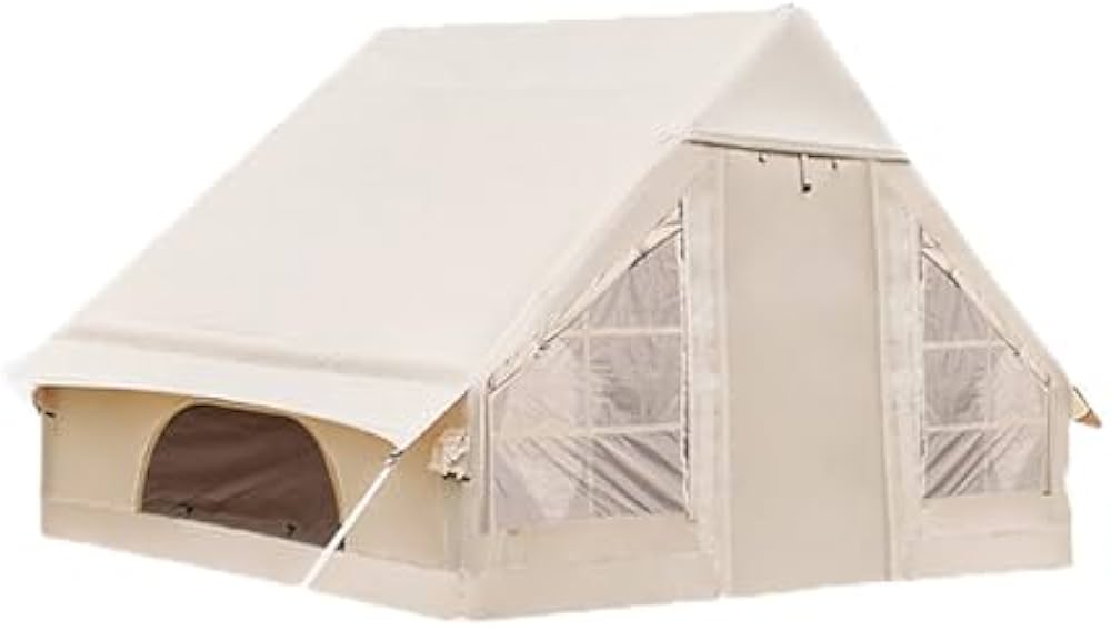 広々とした3-4人用インフレータブルキャンプテント - 防水＆防風