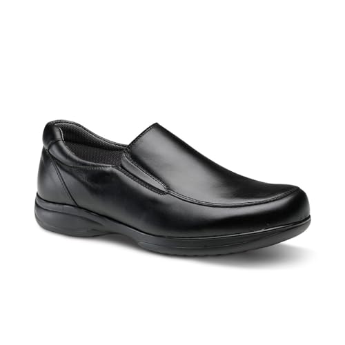 FELIZ CAMINAR - Zapato Laboral Oliver, 42 EU Negro Hombre FELIZ CAMINAR - Zapato Laboral Oliver, 42 EU Negro Hombre