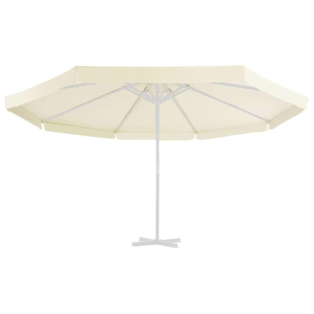 vidaXL Telo di Ricambio per Tenda da Sole Sabbia 500 cm