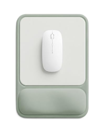 Tapis de souris ergonomique avec repose-poignet en gel noir eulps