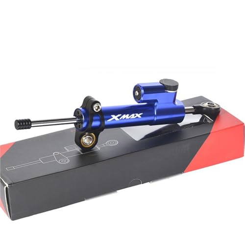 �I�[�g�o�C�_���p�[ XMAX250 300 400 �o�C�N�p �����C�� �X�^�r���C�U�[�_���p�[ �w�b�h�V�F�C�N(Blue black Damper)