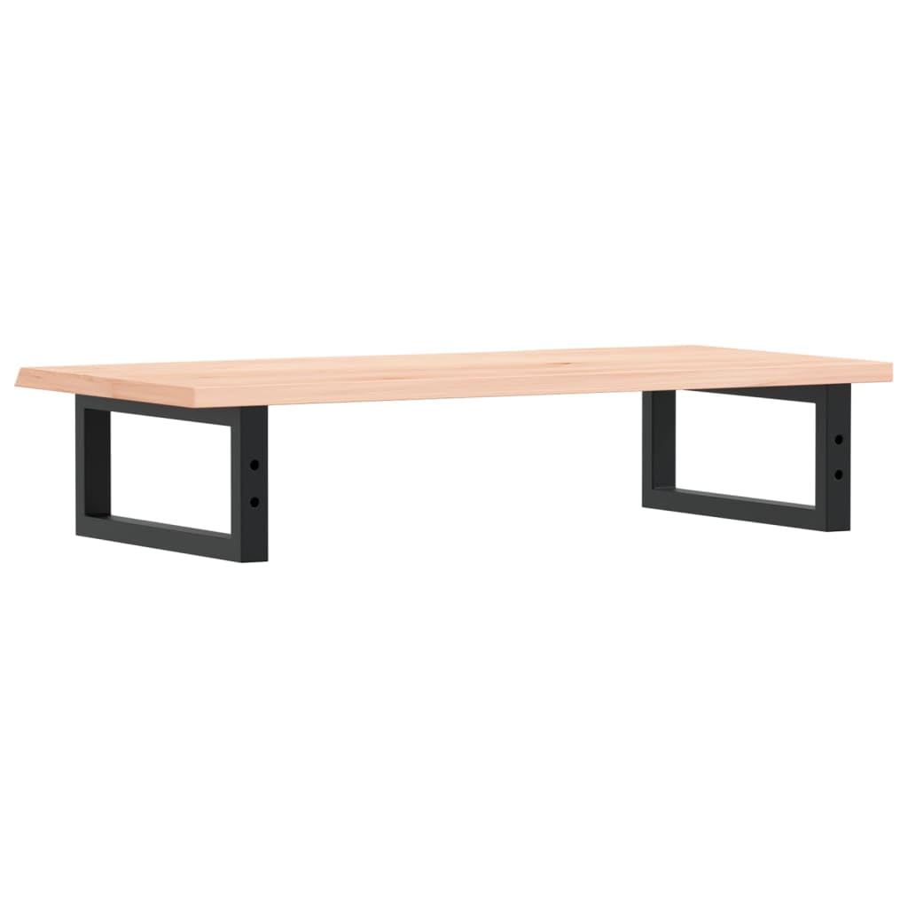 Blat pod umywalkę z litego drewna dębowego ze stalowym uchwytem, 80 x 40 cm, obciążenie do 100 kg, montowany na ścianie, regał do szafki pod umywalkę i do przechowywania w toalecie dla gości