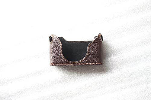 Coque Yashica 35GS en cuir véritable fait main demi-housse prestige