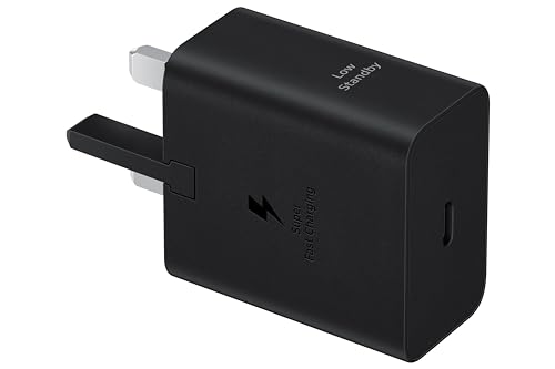 Samsung Galaxy Official 45W Super Fast Charging Travel Adapter (with USB-C to C Data Cable) Black