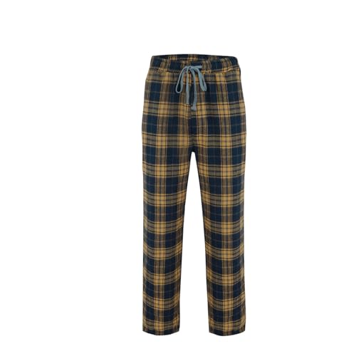 Men Plaid Pajama Pants Comfy Fit Lounge Pj Bottoms with Elastic Waist Drawstring Straight Leg Sleepwear Pants4