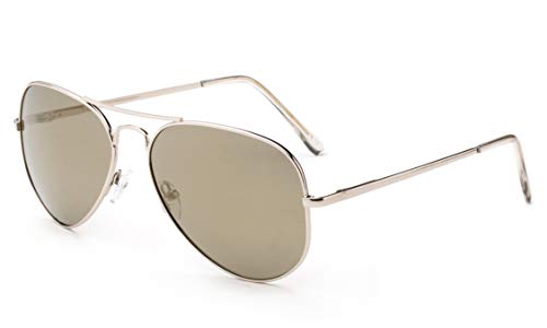 Polarized Aviator Sunglasses Mirrored Lens Classic Aviator Polarized Sunglasses Small2