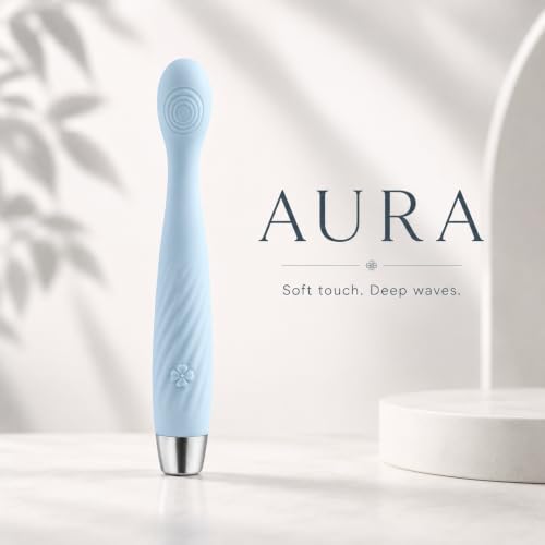 Image of Aura Body Massager | Wireless Handheld Personal Use Silicone Massager with Medical Grade | 10 Vibration Patterns & 8 Intensity Level for Body Pain Relief