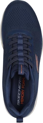 Skechers - Mens Summits - Eckler Sneakers, Color Navy/Orange, Size: 11 M US2