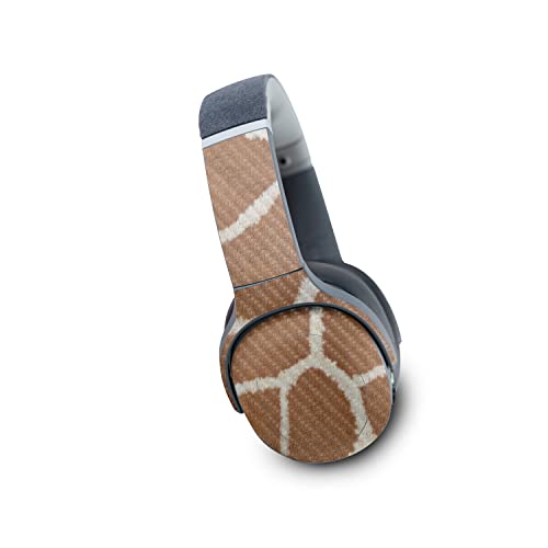 Image of MightySkins Carbon Fiber Skin Compatible with Skullcandy Crusher Evo Wireless - Giraffe Print | Protective, Durable Textured Carbon Fiber Finish | Easy to Apply | Made in The USA