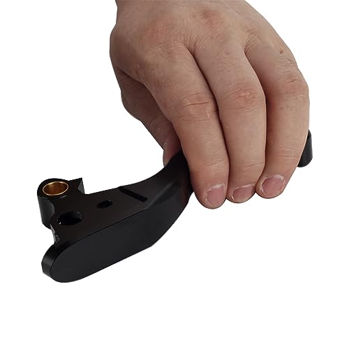 Image of 3 Finger 5.9 inch CNC Shorty Hand Control Lever Kit Brake Clutch Levers Fit for Harley Touring Electra Glide Highway King Ultra Limited 2008-2013, 2021-2024(Black)