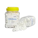 COBETTER 100 Pack Syringe Filter GF Lab Filters 0.45μm Pore Size 25mm Diameter Glass Fiber Pre-Filter Filtration Non-sterile, Green