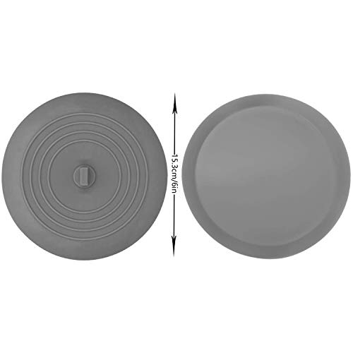 1 pack Silicone Tub Stopper,Drain Stopper Universal Sink Plug,Drain Plug for Kitchens, Bathrooms and Laundries, Sink Bathtub Drain Cover(15.3cm/6inch)