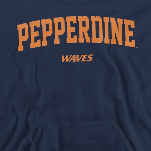LOGOVISION Pepperdine University One Color Arched Youth Kids Boy/Girls Pull-Over Hoodie2