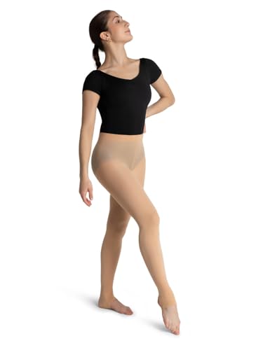 Image of Capezio womens Ultra Soft Self Knit Waistband Stirrup TightTight