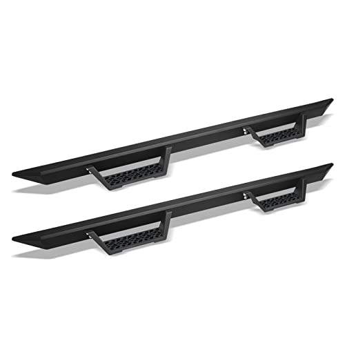 Stehlen 733469494225 Compatible with 2015-2022 Ford F150 SuperCrew / 2017-2022 F250 F350 F450 F550 Superduty Crew Cab Modular Drop Step Side Nerf Bars Rail Running Boards - Matte Black