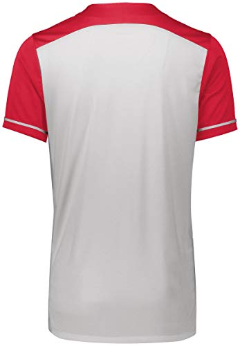 Augusta Sportswear Boys Closer Jersey M White/Scarlet
