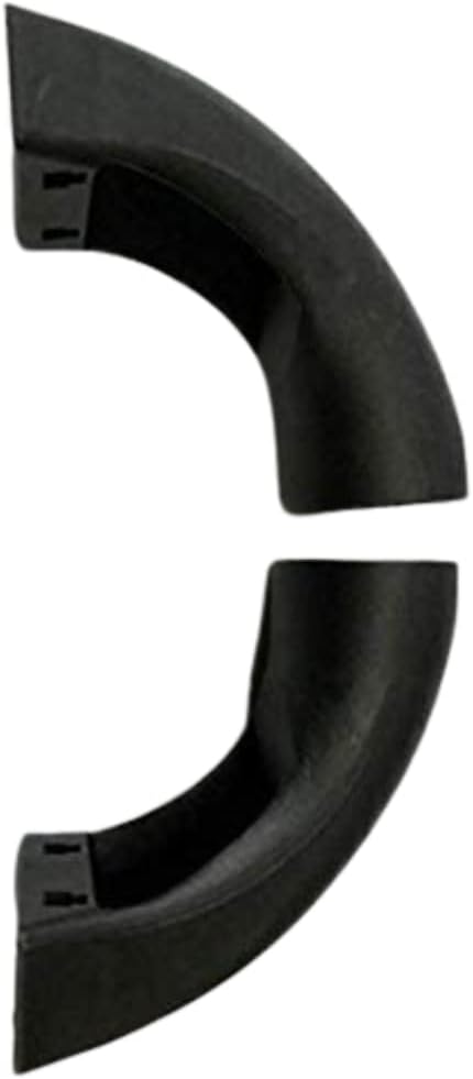 CosmoGrill Deluxe 4+1 & 6+1 93411 & 93416 Hood Plastic Handle Brackets Black - Pair