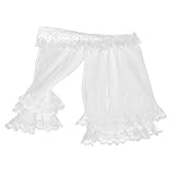 Decoración de cortina para casa de muñecas: el diseño exquisito crea un cálido y acogedor en su casa de muñecas, ventana transparente para casa de muñecas