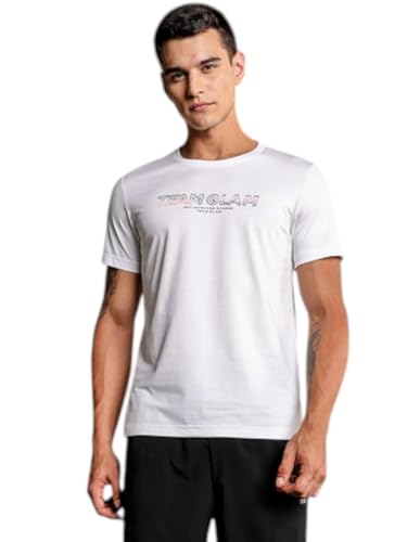 Image of XTEP Men Men's Training T Shirt with Soft Touch Comfort Stretch & Eco Friendly | Odour Control, Breathable & Lightweight Performance T Shirt