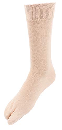 RC. ROYAL CLASS Women's Calf Length Skin Solid Thumb Cotton Socks (Pack of 3 Pairs)(Beige, Free Size)