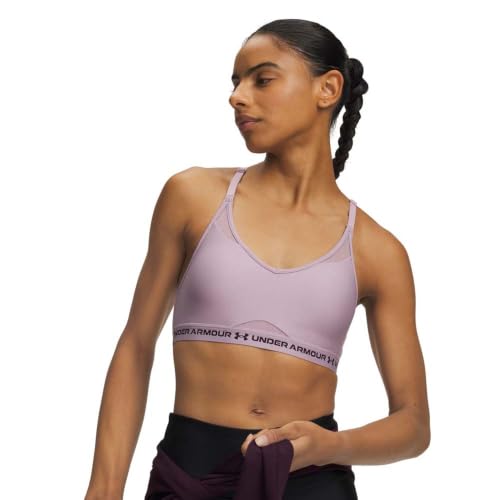 Under Armour Crossback Low Impact BH, Mauve Pink/Lila Echo, Medium – Ansicht 1