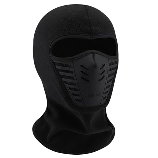 TRIXES Balaclava para Hombres - Máscara Airsoft - Escudo Facial - Accesorios para Bicicletas - Calentador de Cuello -Máscara de esquí Balaclava - Máscara Ninja - Una Talla - Color Negro