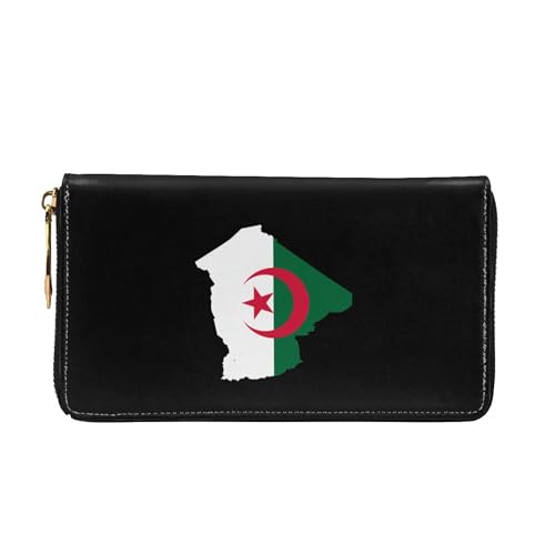 SEAEAGLE algeria flag map Womens Longer Wallet Card Holder Fashion Long Hand Bag4