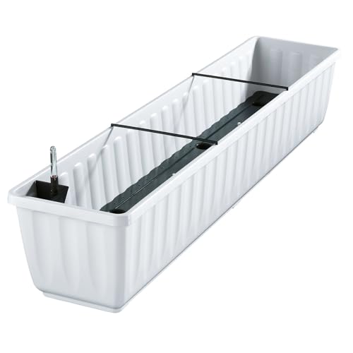 geli Thermo Plastic – Batterie Box Flowers von Aqua Plus weiß 100 cm