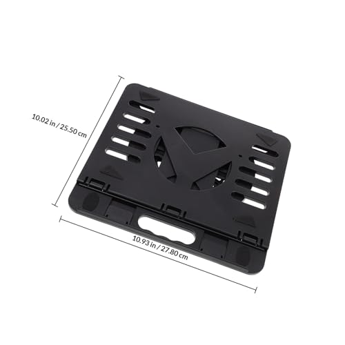Soporte portátil plegable para laptop Ipetboom negro miniatura 2