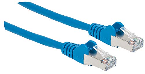 Cable de red INTELLINET Cat6a patch 3.0 m Azul miniatura 2