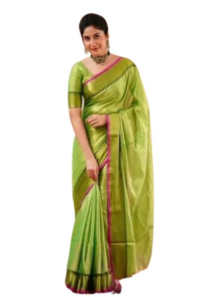 SG's Tissue Saree Soft Handloom Taant Woven Design Saree-image-29