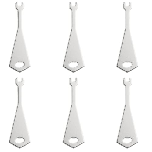 Emergency Light Test Fish Key for Secret Emergency Light Grid Switches Mellbree Click Fish Key Set Replacement 6 Pack
