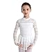 dPois Vestido Niña de Patinaje Artistico Maillot Ballet Manga Larga Traje Princesa...