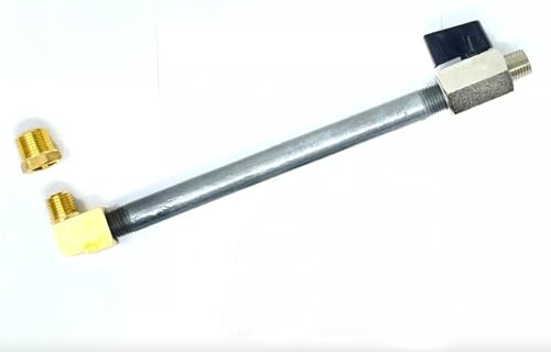 AIR COMPRESSOR TANK DRAIN EXTENSION KIT 1/4'' MPT X 6'' LONG VA005003AP