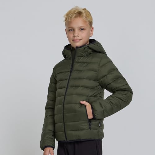 Image of Spyder Boys Puffer Jacket - Lightweight Packable Wind Water Resistant Quilted Boys Winter Coat - Cozy Insulated Winter Jacket