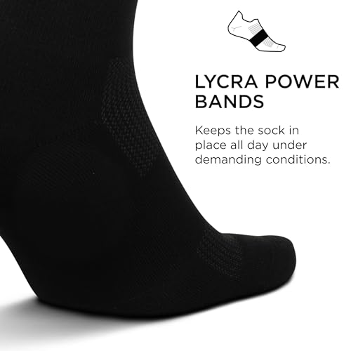 Feetures High Performance Max Cushion Classic Crew Sock for Women & Men - Moisture-Wicking Athletic Socks2