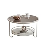 Photo Gallery dexinhdh tavolino da caffè moderno in vetro, tavolino rotondo a 2 ripiani con piedini antiscivolo, due piani in vetro disponibili, tavolino da cocktail per soggiorno, casa e ufficio(a,80cm) Photo Gallery dexinhdh tavolino da caffè moderno in vetro, tavolino rotondo a 2 ripiani con piedini antiscivolo, due piani in vetro disponibili, tavolino da cocktail per soggiorno, casa e ufficio(a,80cm)