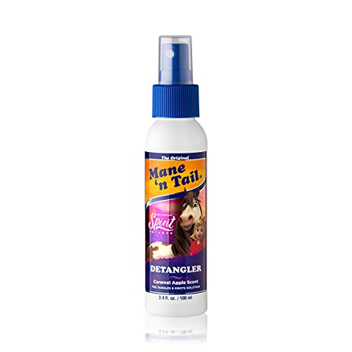 Mane n Tail Spirit Untamed Detangler Caramel Apple Scented Super Soft Formula for Silky Shiny Hair (3.4 oz)