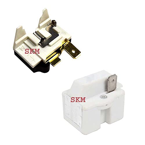Image of S KM Enterprises - Suitable Whirlpool Single Door Fridge Relay and OLP | Whirlpool Single Door Fridge 1 Pin Relay and Over Load Protector, Single Door Fridge Compressor PTC And OLP - ( 1 Pin Relay )