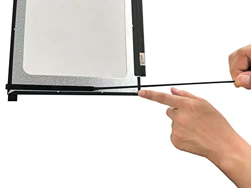 Tftcenter Black Pull Tab Stretch Tape For Laptop Lcd Led Screen Replacement Panel With Handle thumb #4