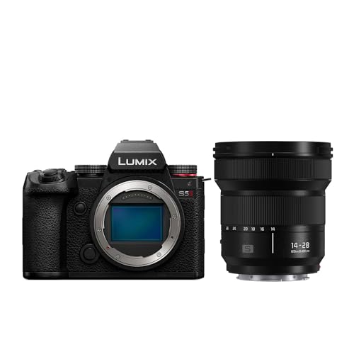 Image of Panasonic LUMIX S5II Mirrorless Camera (DC-S5M2BODY) with LUMIX S Series 14-28mm F4-5.6 Lens (S-R1428)