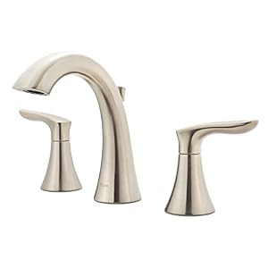 Pfister LG49-WR0C Weller 2-Griff 20,3 cm breit gebürsteter nickel