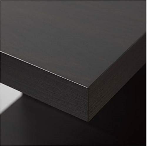 Lack Ikea Shelving Unit: Black/Brown [75" X 12" X 4"] #TOP2