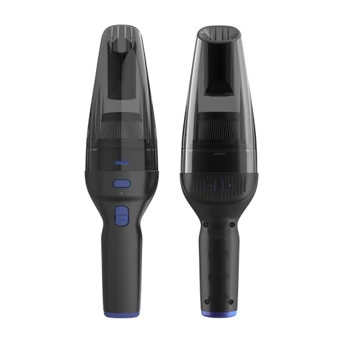 SEALON GV08 (Blue 3 Pack) Handheld Vacuum Cleaner - 10,000 Pa Suction Power for Curtains, Carpets, Sofas & Pet Hair