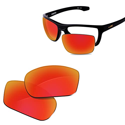 Verres de rechange Wiley X Kingpin 60mm avec protection contre impacts